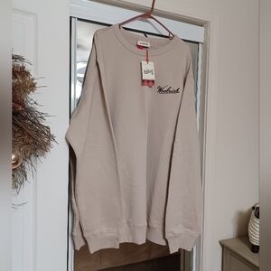 Woolrich Men's Beige Crewneck Sweater